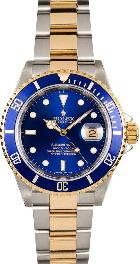 rolex submariner 16613 16803|rolex 16613 blue for sale.